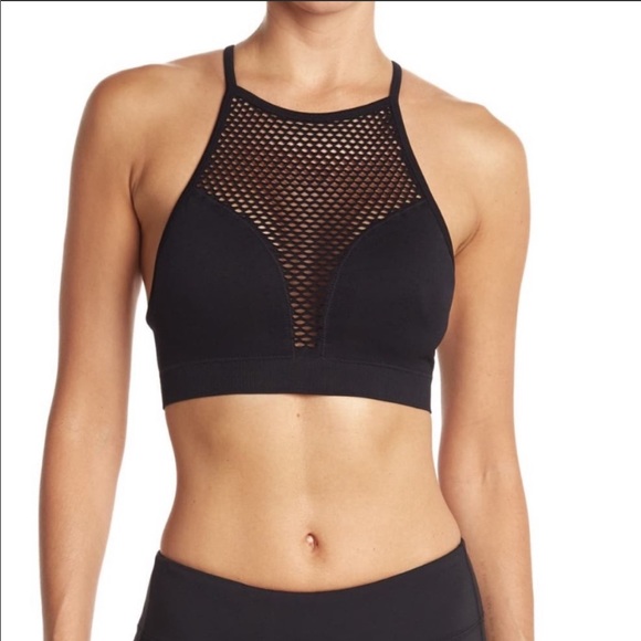 90 Degree By Reflex Other - 💗90 Degrees Black Highneck Mesh Sports Bra Medium